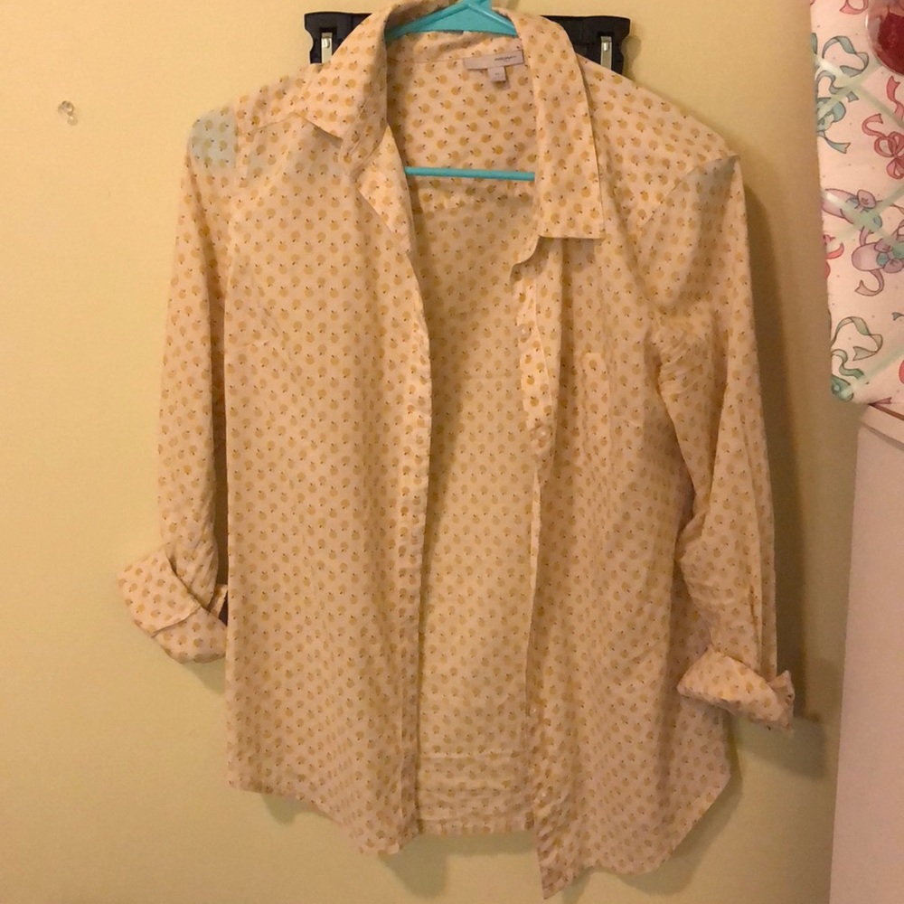 Apple Print Button Down - image 1